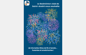 Bonne fin d'année à tous !