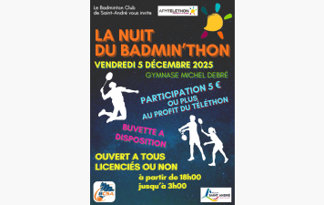 🎉 REJOIGNEZ NOUS POUR LA NUIT DU BADMIN'THON 🎉