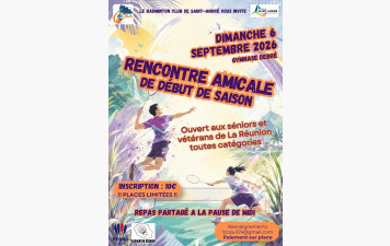 Rencontre amicale de début de saison - COMPLET