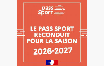 La campagne pass Sport 2026-2027 est ouverte !