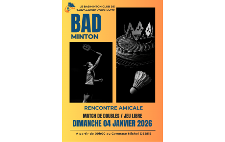 Rencontre amicale, ouverte à tous les joueurs de l’île Senior à Vétéran