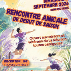 Rencontre amicale de début de saison - COMPLET